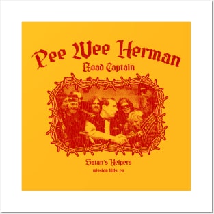 Pee Wee Herman Road Captain Posters and Art